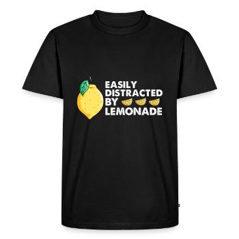 Limonade Limonade Limonade Limonade Stand Design - T-shirt Premium bio Homme - noir - Devant - Nico (187cm)