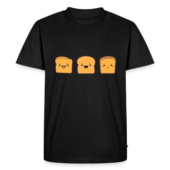 Handful - Men's Premium Organic T-Shirt - black - Front - Nico (187cm)