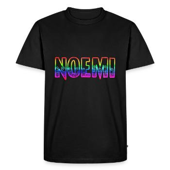 noemi rs arc-en-ciel - T-shirt Premium bio Homme - noir - Devant - Nico (187cm)