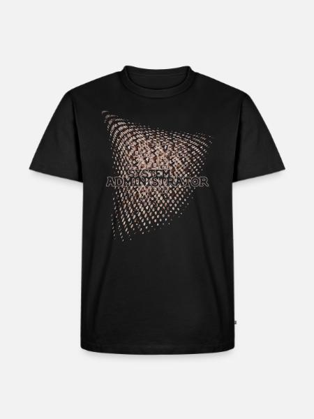 Administrateur système - T-shirt Premium bio Homme - noir