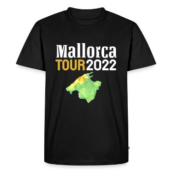 Majorque Vacances 2022 2021 T-shirt - T-shirt Premium bio Homme - noir - Devant - Nico (187cm)