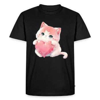 Teddy Bear Cuddly Toy Toy Sleep T-shirt - Men's Premium Organic T-Shirt - black - Front - Nico (187cm)