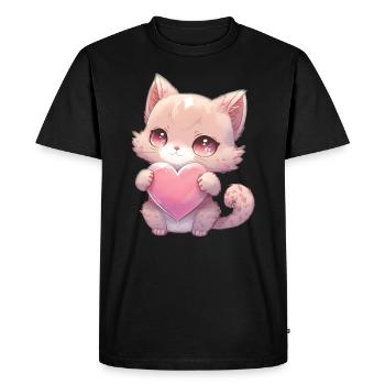 Teddy Bear Cuddly Toy Toy Sleep T-shirt - Men's Premium Organic T-Shirt - black - Front - Nico (187cm)