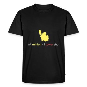 AP Servant - 1 tour de tir - T-shirt Premium bio Homme - noir - Devant - Nico (187cm)