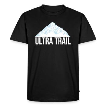 Ultra Trail - T-shirt Premium bio Homme - noir - Devant - Nico (187cm)