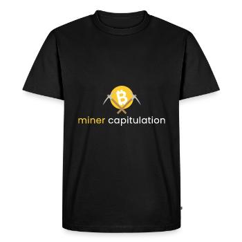 Reddition des mineurs - T-shirt Premium bio Homme - noir - Devant - Nico (187cm)