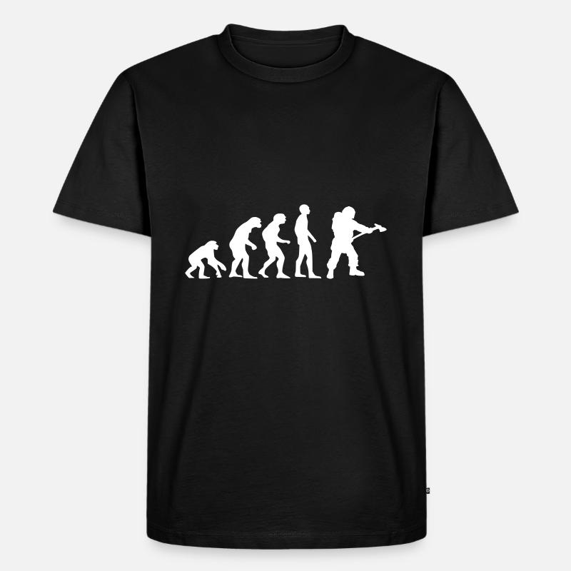 firefighter evolution - Men's Premium Organic T-Shirt - black