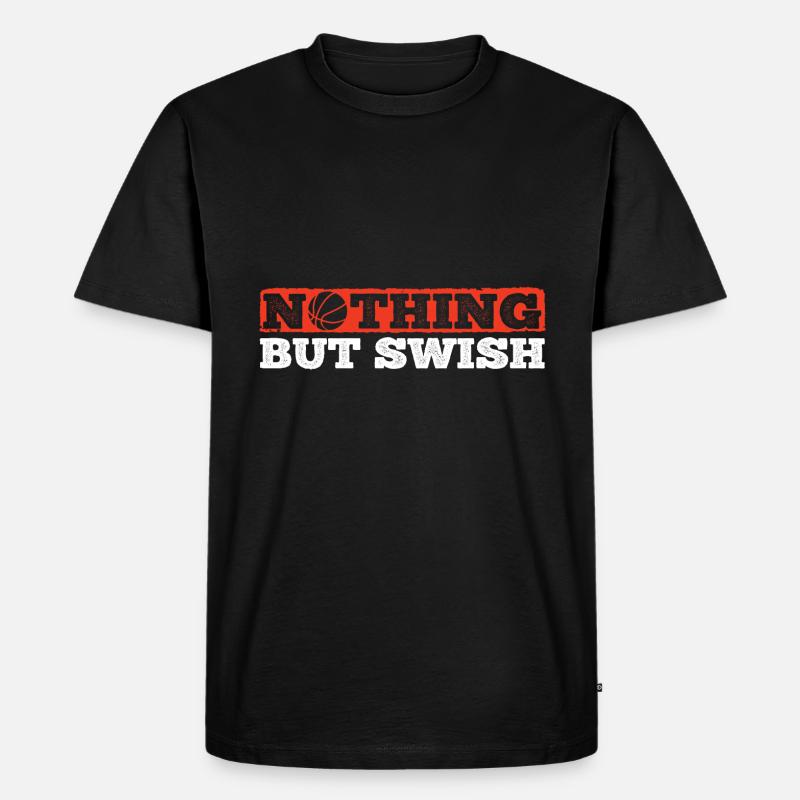 Basketball - Männer Premium Bio T-Shirt - Schwarz