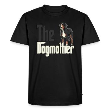 Chien de montagne suisse Maman Chienne Chienne Chiens Maman - T-shirt Premium bio Homme - noir - Devant - Nico (187cm)