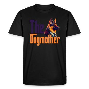 Berger Anglais Maman Dogmère Chiens Maman Rotti - T-shirt Premium bio Homme - noir - Devant - Nico (187cm)