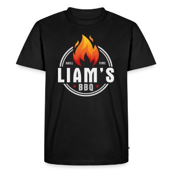 Barbecue Liams - T-shirt Premium bio Homme - noir - Devant - Nico (187cm)