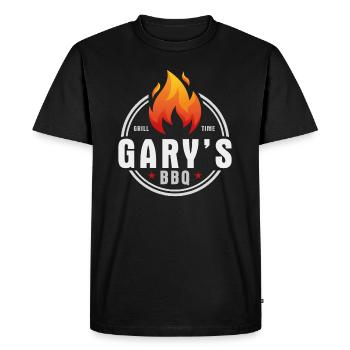 Barbecue Garys - T-shirt Premium bio Homme - noir - Devant - Nico (187cm)