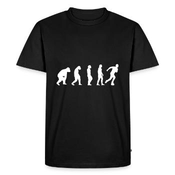 Inline Skating Skater Roller Skate Evolution Gift - Men's Premium Organic T-Shirt - black - Front - Nico (187cm)