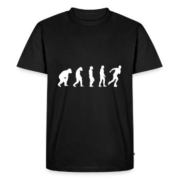 Roller skate evolution skater inline skate gift - Men's Premium Organic T-Shirt - black - Front - Nico (187cm)