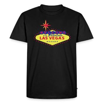 LAS VEGAS - T-shirt Premium bio Homme - noir - Devant - Nico (187cm)