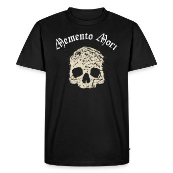 Crâne gothique - T-shirt Premium bio Homme - noir - Devant - Nico (187cm)