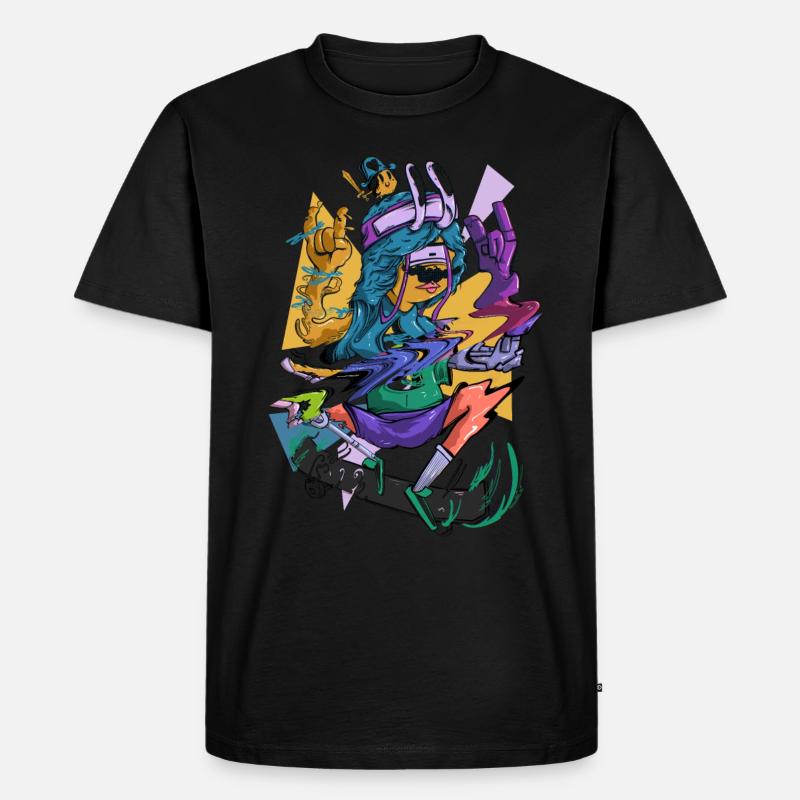 Skate Wave - Männer Premium Bio T-Shirt - undefined