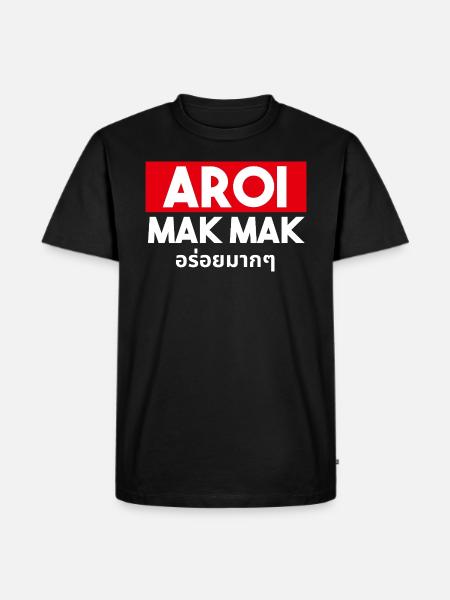 Aroi Mak Mak - Männer Premium Bio T-Shirt - Schwarz