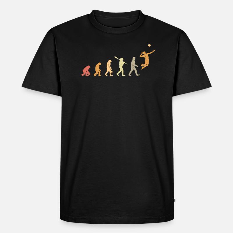 Cadeau d'évolution de volleyball - T-shirt Premium bio Homme - noir