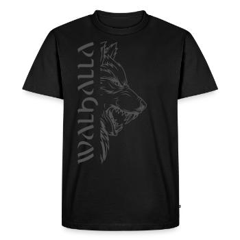Valhalla Viking Vikings Bjoern côté fer - T-shirt Premium bio Homme - noir - Devant - Nico (187cm)