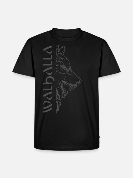 Valhalla Viking Vikings Bjoern Eisenseite - Männer Premium Bio T-Shirt - Schwarz