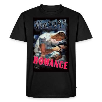 VINTAGE ROMANCE 1 By Yume Origins - Men's Premium Organic T-Shirt - black - Front - Nico (187cm)