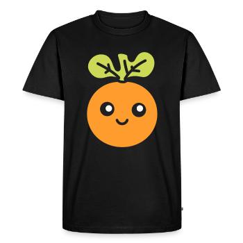 chickpea - Men's Premium Organic T-Shirt - black - Front - Nico (187cm)