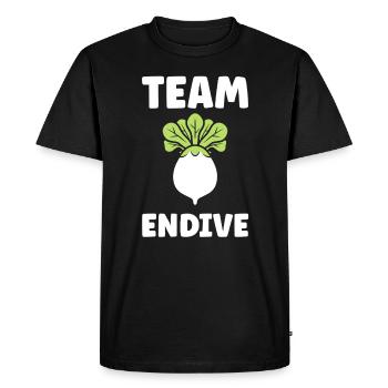Endive - Men's Premium Organic T-Shirt - black - Front - Nico (187cm)