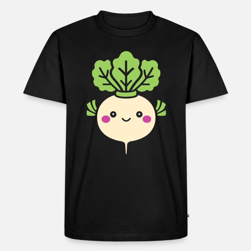 Rübe - Männer Premium Bio T-Shirt - Schwarz