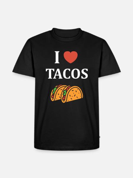 tacos - T-shirt Premium bio Homme - noir