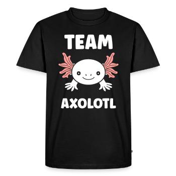 axolotl - T-shirt Premium bio Homme - noir - Devant - Nico (187cm)