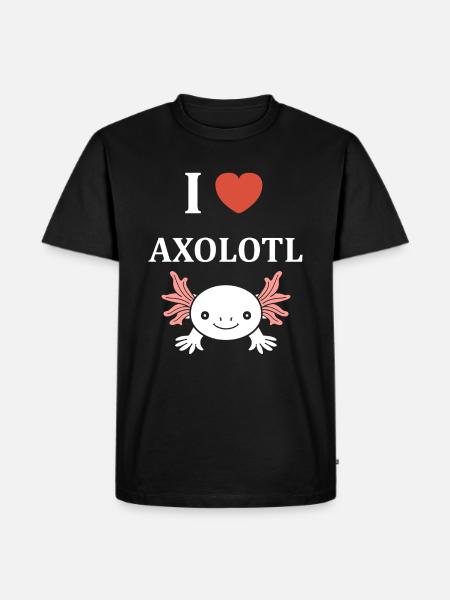 axolotl - T-shirt Premium bio Homme - noir