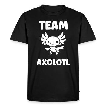 axolotl - T-shirt Premium bio Homme - noir - Devant - Nico (187cm)