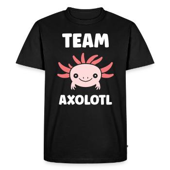 axolotl - T-shirt Premium bio Homme - noir - Devant - Nico (187cm)