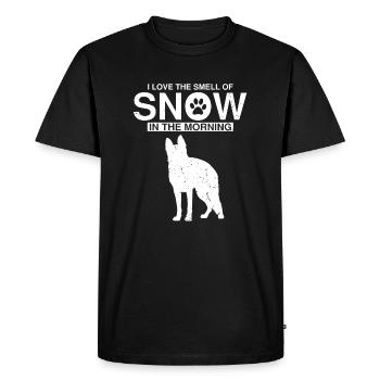 Design German Shepherd Police Design - Men's Premium Organic T-Shirt - black - Front - Nico (187cm)