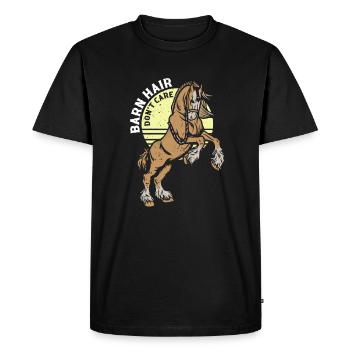 Conception Clydesdale pour clydesdale Riders - T-shirt Premium bio Homme - noir - Devant - Nico (187cm)