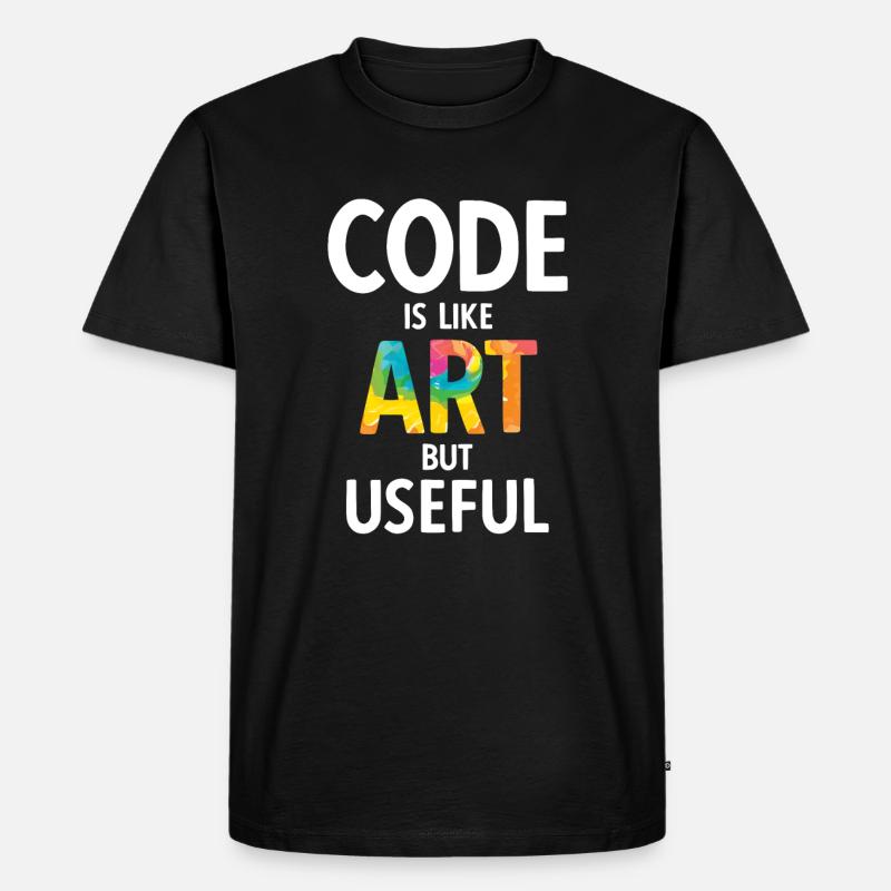 Software Ingenieur Informatiker Programmierer - Männer Premium Bio T-Shirt - Schwarz