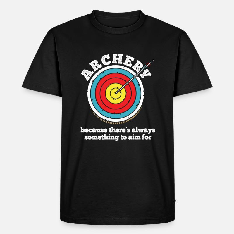 Bogenschießen Archery - Männer Premium Bio T-Shirt - Schwarz