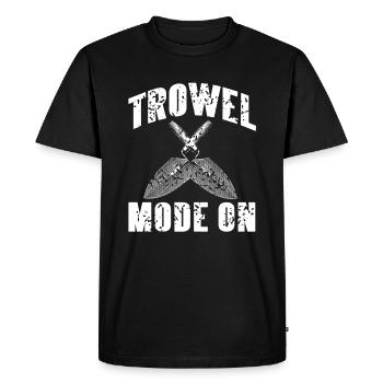 Conception de bétonneur pour ouvrier du bâtiment et chantier de construction - T-shirt Premium bio Homme - noir - Devant - Nico (187cm)