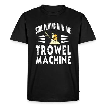 Conception de construction en béton pour les travailleurs de la construction et les chantiers de construction - T-shirt Premium bio Homme - noir - Devant - Nico (187cm)