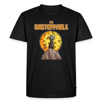 Conception d’opossum pour les amateurs d’opossum et d’opossum - T-shirt Premium bio Homme - noir - Devant - Nico (187cm)