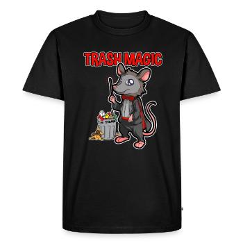 Conception d’opossum pour les amateurs d’opossum et d’opossum - T-shirt Premium bio Homme - noir - Devant - Nico (187cm)