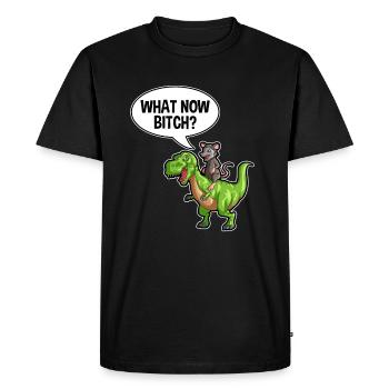 Conception d’opossum pour les amateurs d’opossum et d’opossum - T-shirt Premium bio Homme - noir - Devant - Nico (187cm)