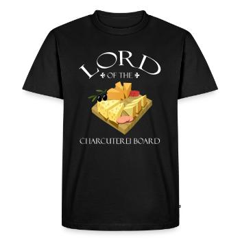 Charcuterie design for cheesemakers - Men's Premium Organic T-Shirt - black - Front - Nico (187cm)