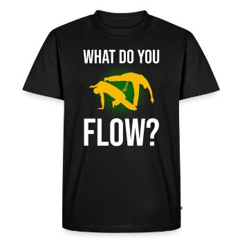 Arts martiaux brésiliens pour instruments de capoeira - T-shirt Premium bio Homme - noir - Devant - Nico (187cm)