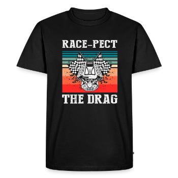 Racing boat design for drag boat racing - Men's Premium Organic T-Shirt - black - Front - Nico (187cm)
