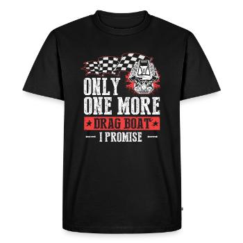 Conception de course de hors-bord pour les plaisanciers de course - T-shirt Premium bio Homme - noir - Devant - Nico (187cm)