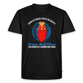 Conception de course de bateaux-dragons pour Dragon Boating - T-shirt Premium bio Homme - noir - Devant - Nico (187cm)