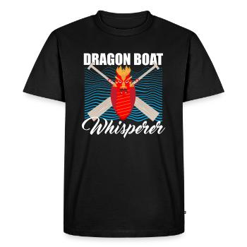 Conception de course de bateaux-dragons pour Dragon Boating - T-shirt Premium bio Homme - noir - Devant - Nico (187cm)