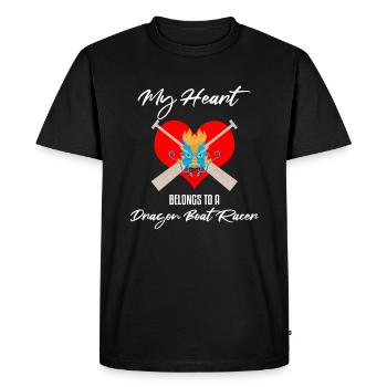 Dragon boating theme for dragon boat paddling - Men's Premium Organic T-Shirt - black - Front - Nico (187cm)